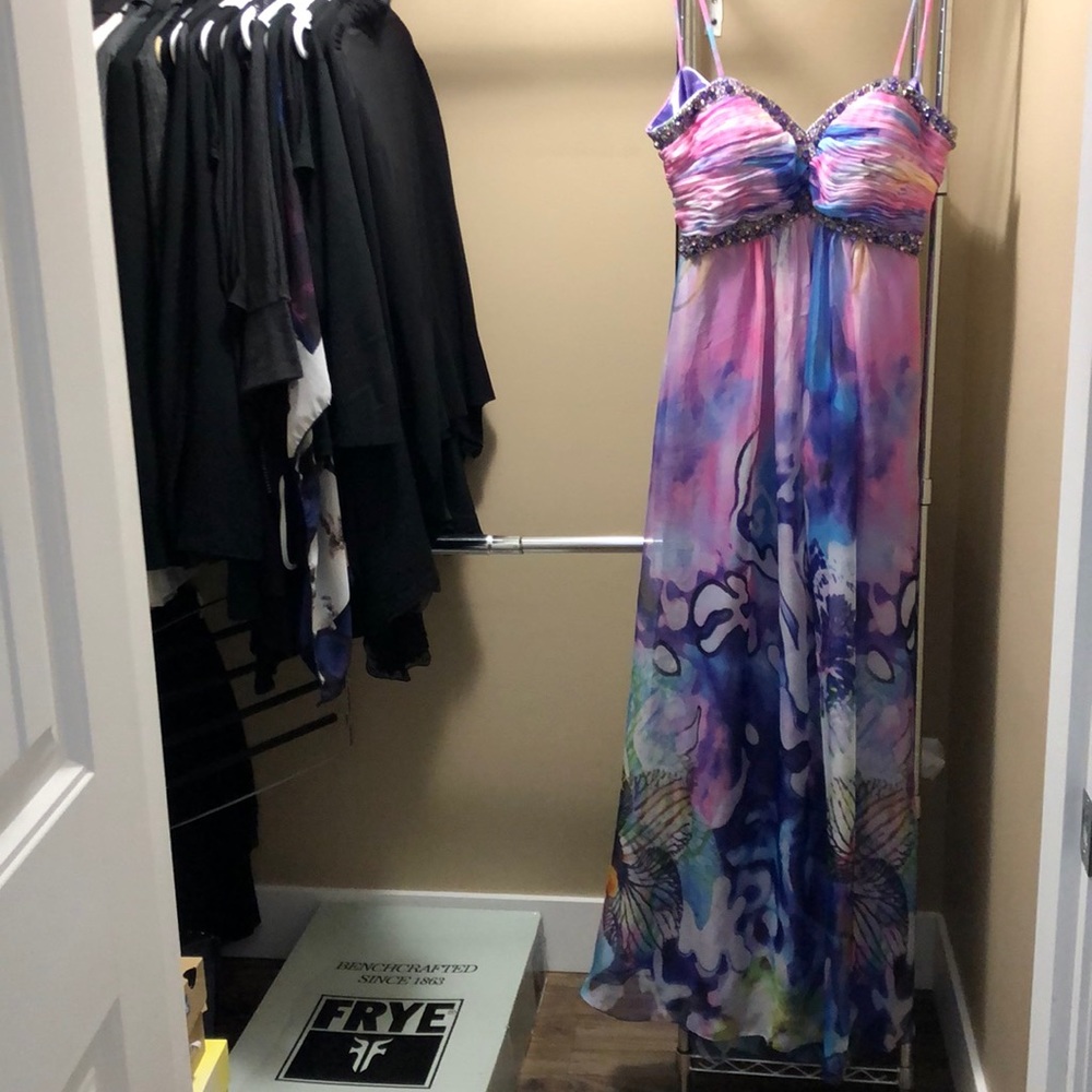NWT:  Bellissima Multi-Colour Long Summer Dress